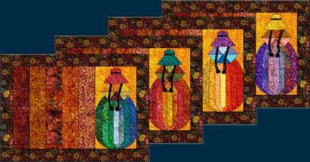 Andean cholita placemats
